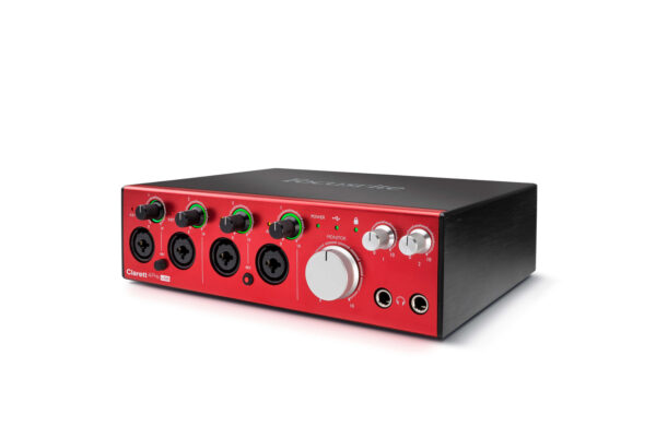 FOCUSRITE CLARETT+ 4PRE USB INTERFACCIA AUDIO USB 18 IN 8 OUT S/PDIF E MIDI I/O