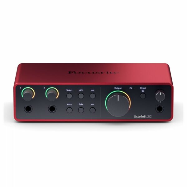 FOCUSRITE SCARLETT 2I2 4TH GEN INTERFACCIA AUDIO USB QUARTA GENERAZIONE GENERATION MKIV 2 IN 2 OUT PC MAC