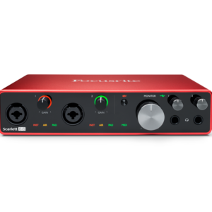 FOCUSRITE SCARLETT 8I6 INTERFACCIA AUDIO SCHEDA MIDI TERZA GENERAZIONE ( 3RD GEN ) GENERATION MKIII 8 IN 6 OUT PC MAC