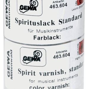 GEWA 463604 VERNICE PER VIOLINO 250 ML A BASE SPIRITO COLORE GIALLO
