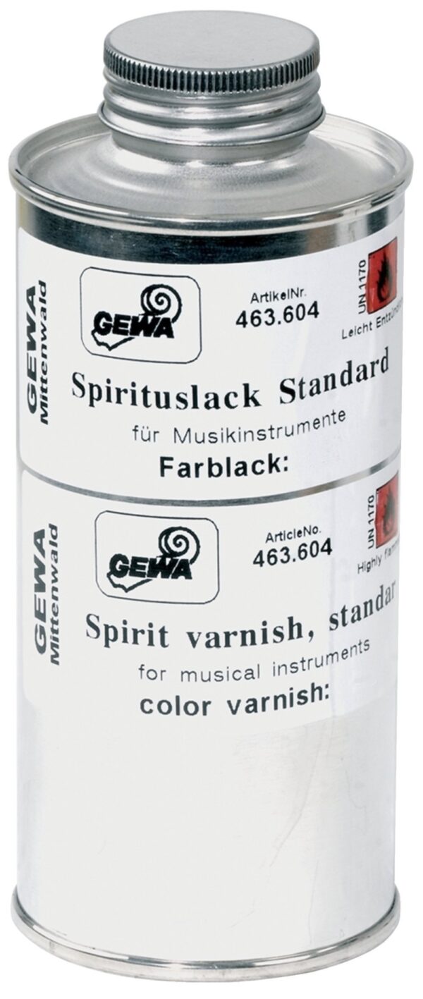 GEWA 463604 VERNICE PER VIOLINO 250 ML A BASE SPIRITO COLORE GIALLO
