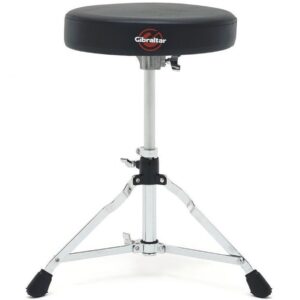 GIBRALTAR 5608 SGABELLO PER BATTERIA ALEZZA REGOLABILE SEDUTA IMBOTTITA 6 CM