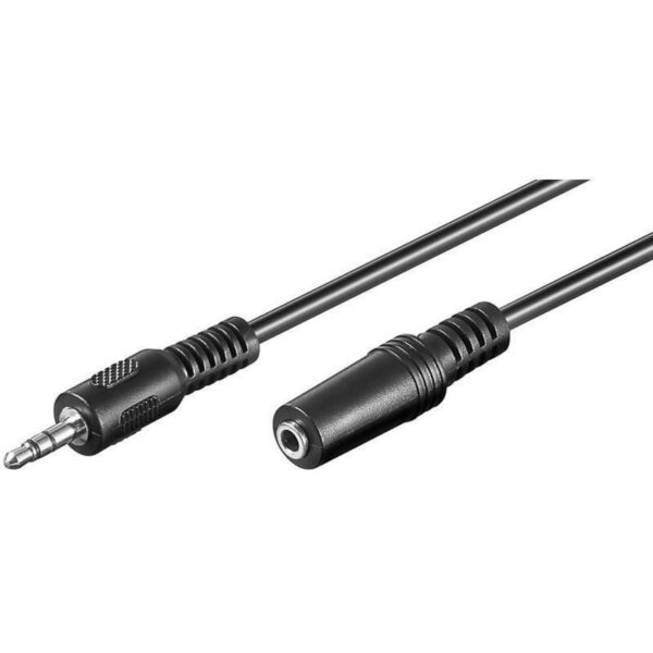 GOOBAY ICOC 02-SB-HP CAVO PROLUNGA BILANCIATO PER CUFFIE JACK 3,5 MM 2 METRI