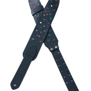 RIGHTON STRAPS LUXURY BLACK TRACOLLA PER CHITARRA E BASSO
