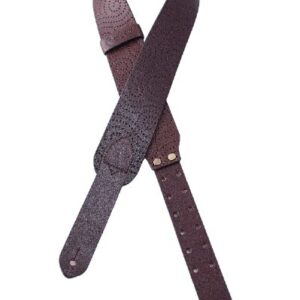 RIGHTON STRAPS PIERCED BROWN TRACOLLA PER CHITARRA E BASSO