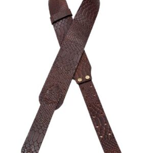 RIGHTON STRAPS SNAKE BROWN TRACOLLA PER CHITARRA E BASSO