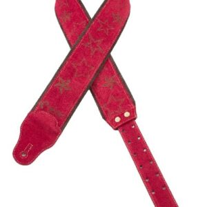 RIGHTON STRAPS STARS RED TRACOLLA PER CHITARRA E BASSO
