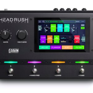 HEADRUSH GIGBOARD PEDALIERA MULTIEFFETTO PER CHITARRA CON MODELLI DI AMPLIFICATORI CABINET MICROFONI ED EFFETTI + INTERFACCIA AUDIO USB