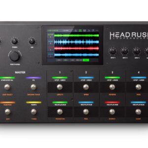HEADRUSH LOOPERBOARD LOOPER STEREO 4 TRACCE CON DISPLAY 7″ TOUCH ALTA RISOLUZIONE ED EFFETTI