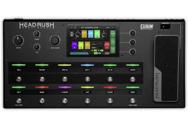 HEADRUSH PEDALBOARD PEDALIERA MULTIEFFETTO PER CHITARRA CON MODELLI DI AMPLIFICATORI CABINET MICROFONI ED EFFETTI + INTERFACCIA AUDIO USB