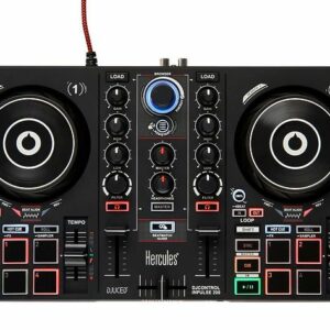 HERCULES DJ CONTROL INPULSE 200 CONTROLLER DIGITALE 2 DECK USB PER DJ