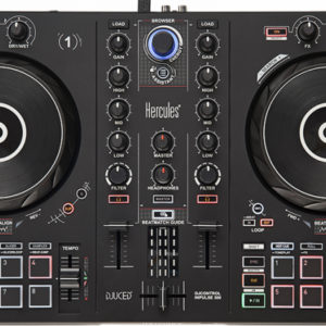 HERCULES DJ CONTROL INPULSE 300 CONTROLLER DIGITALE 2 DECK USB PER DJ