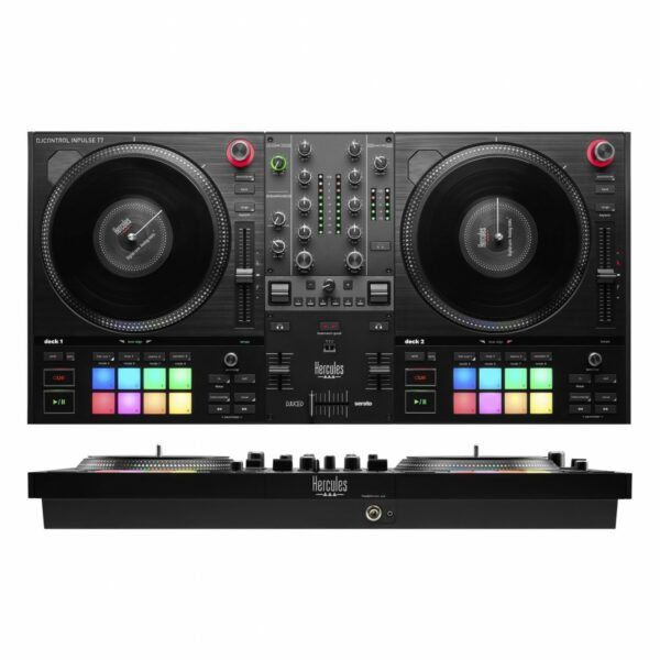 HERCULES DJ CONTROL INPULSE T7 CONTROLLER DIGITALE 2 DECK USB PER DJ