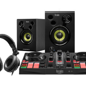 HERCULES DJ LEARNING KIT MK2 BUNDLE PER DJ CON CONTROLLER MONITOR E CUFFIE