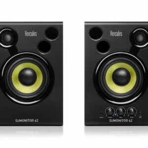 HERCULES DJ MONITOR 42 COPPIA MONITOR DA STUDIO ATTIVI 40W 4″ 2 VIE