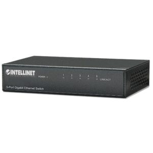 INTELLINET ETHERNET LAN SWITCH GIGABIT CON 5 PORTE RJ45 DA DESKTOP