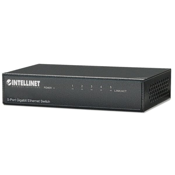 INTELLINET ETHERNET LAN SWITCH GIGABIT CON 5 PORTE RJ45 DA DESKTOP