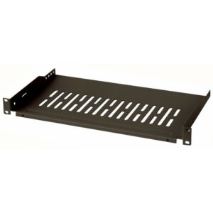 INTELLINET I-CASE TRAY-250BK MENSOLA CON RIPIANO FISSO FORATO DA 1 UNITA’ RACK 19″