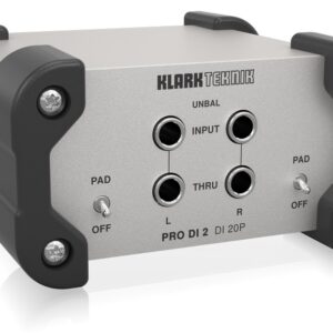KLARK TEKNIK DI-20P DI-BOX PASSIVA STEREO TRASFORMATORI MIDAS USCITA MONO SOMMATA