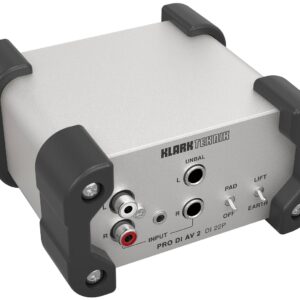 KLARK TEKNIK DI-22P DI-BOX PASSIVA STEREO TRASFORMATORI MIDAS CONNETTORI NEUTRIK