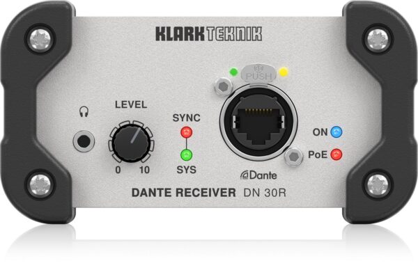 KLARK TEKNIK DN30R RICEVITORE AUDIO DANTE 2 CANALI D/A 96KHZ