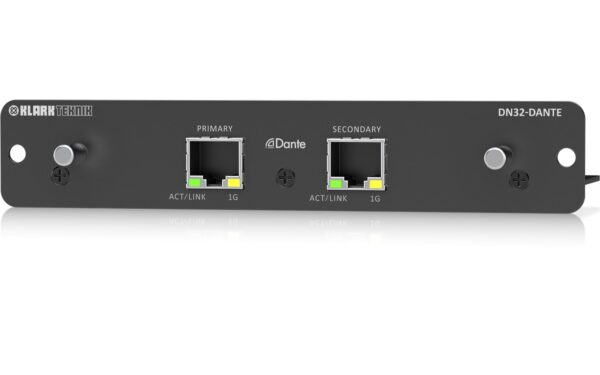 KLARK TEKNIK DN32-DANTE SCHEDA ESPANSIONE AUDINATE 32CH MIDAS M32 BEHRINGER X32