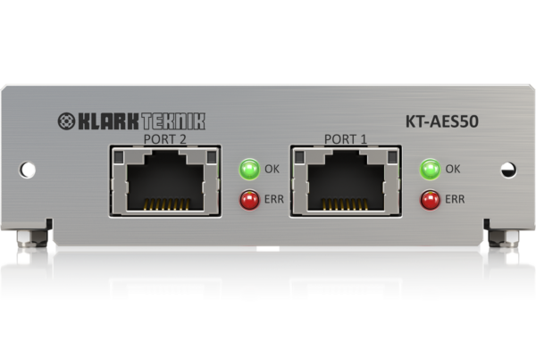 KLARK TEKNIK KT-AES50 SCHEDA DI RETE 48 CANALI BIDIREZIONALI 96 KHZ