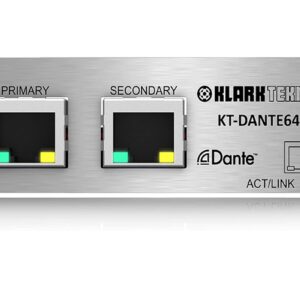 KLARK TEKNIK KT-DANTE64 SCHEDA AUDIO DANTE 32/64 CANALI 96/48 KHZ