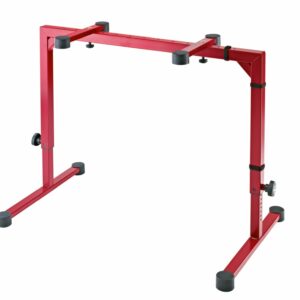 KONIG & MEYER 18810 RED SUPPORTO PER TASTIERA OMEGA CARICO 80KG COMPLETAMENTE REGOLABILE COLORE ROSSO