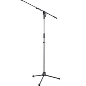 KONIG & MEYER 25600 ASTA MICROFONICA A GIRAFFA TELESCOPICA PROFESSIONALE COLORE NERO
