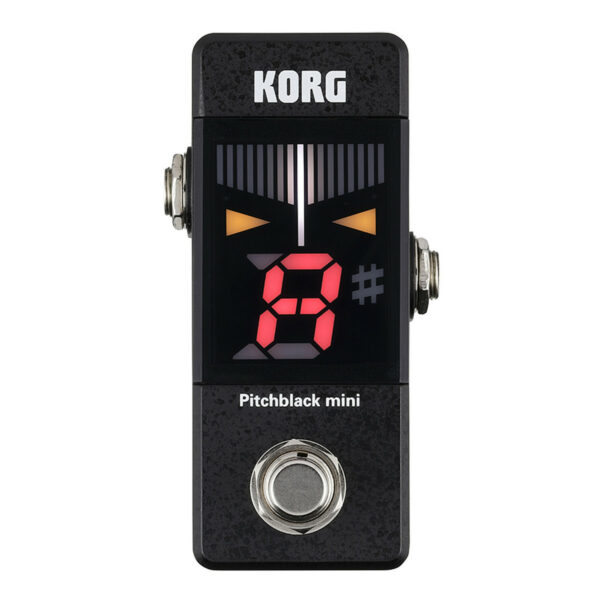 KORG PITCHBLACK MINI ACCORDATORE CROMATICO A PEDALE COLORE NERO