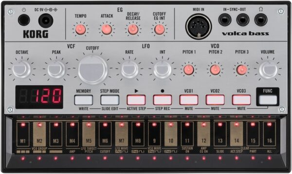 KORG VOLCA BASS SINTETIZZATORE ANALOGICO PER SUONI DI BASSO