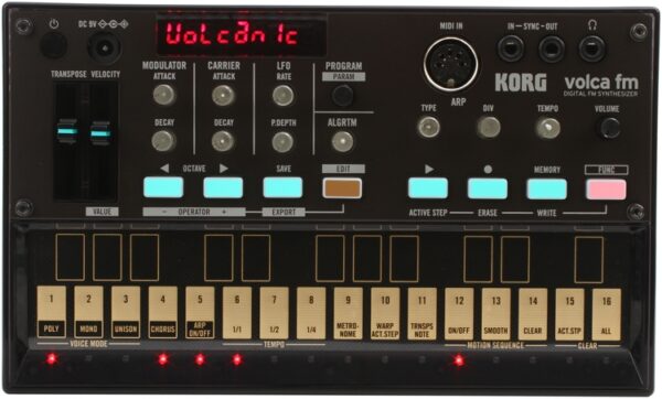 KORG VOLCA FM SINTETIZZATORE FM DIGITALE POLIFONICO