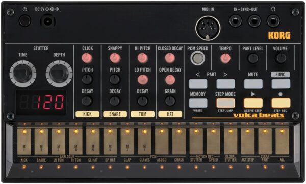 KORG VOLCA BEATS SINTETIZZATORE DRUM MACHINE ANALOGICA