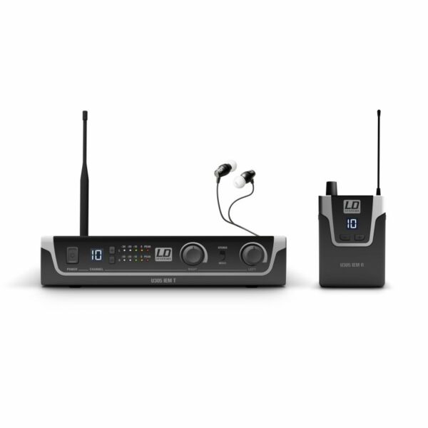 LD SYSTEMS U305 IEM SISTEMA DI MONITORAGGIO IN-EAR MONITORING SYSTEM - 584 - 608 MHZ