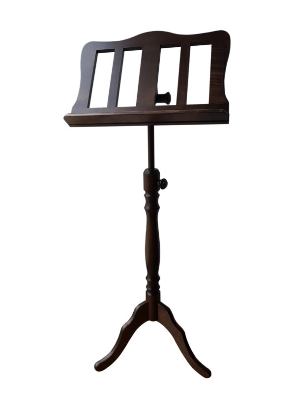 LEGGIO BAROCCO MADE IN EUROPE TUTTO FRASSINO BARRA E CHIUSURE LEGNO FINITURA MOGANO REGOLABILE ALTEZZA E INCLINAZIONE