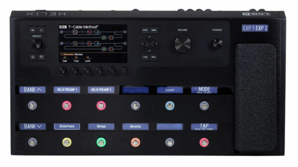 LINE6 HELIX PEDALIERA MULTIEFFETTO PER CHITARRA PEDALE DI ESPRESSIONE 12 SWITCH