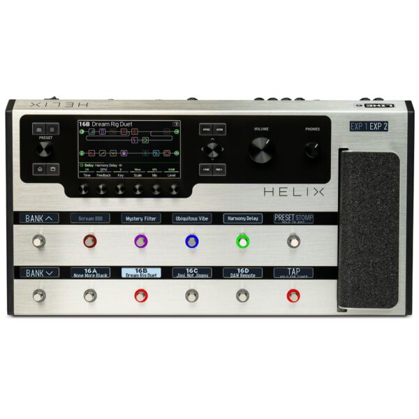 LINE6 HELIX PLATINUM LIMITED EDITION PEDALIERA MULTIEFFETTO PER CHITARRA PEDALE DI ESPRESSIONE 12 SWITCH