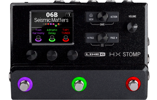 LINE6 HX STOMP BOX PEDALIERA MULTIEFFETO PER CHITARRA CON SIMULAZIONI AMPLIFICATORI E CABINET