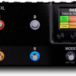 LINE6 HX STOMP XL BOX PEDALIERA MULTIEFFETO PER CHITARRA 8 INTERRUTTORI SIMULAZIONI AMPLIFICATORI CABINET