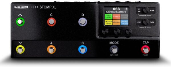 LINE6 HX STOMP XL BOX PEDALIERA MULTIEFFETO PER CHITARRA 8 INTERRUTTORI SIMULAZIONI AMPLIFICATORI CABINET