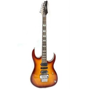 LUKE & DANIEL UNC-7DH CHITARRA ELETTRICA 24 TASTI STILE RG COLORE TEA BURST