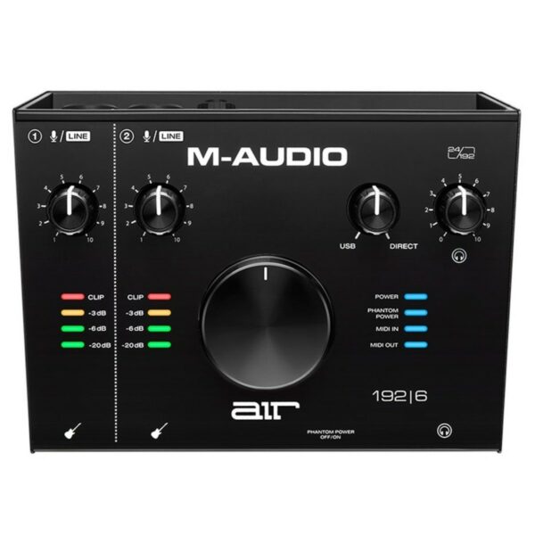 M-AUDIO AIR 192/6 INTERFACCIA AUDIO MIDI USB 2 IN / 2 OUT CON 2 INGRESSI MICROFONICI