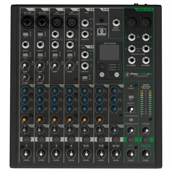 MACKIE PROFX10V3+ MIXER ANALOGICO 10 CANALI CON EFFETTI USB E BLUETOOTH