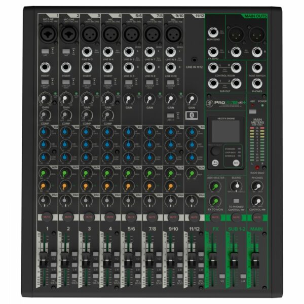 MACKIE PROFX12V3+ MIXER ANALOGICO 12 CANALI CON EFFETTI USB E BLUETOOTH