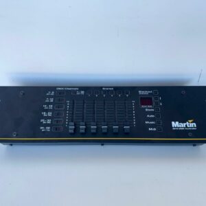 MARTIN 2518 DMX CONTROLLER CENTRALINA LUCI DMX 72 CANALI SU 6 SLIDER 30 BANCHI X 6 SCENE PROGRAMMABILI USATO