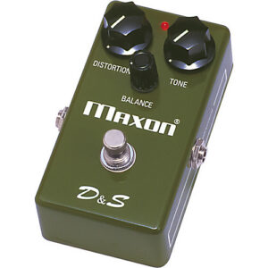 MAXON D&S DISTORSION SUSTAINER PEDALE DISTORSORE E SUSTAIN PER CHITARRA ELETTRICA