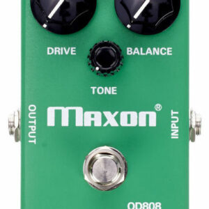 MAXON OD-808 EFFETTO OVERDRIVE BOOSTER A PEDALE PER CHITARRA TUBE SCREAMER
