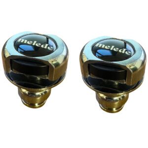 MELEDE PL105 STRAP LOCK COPPIA VITI DI FISSAGGIO PER CINTA CHITARRA CON MECCANISMO AUTO BLOCCANTE