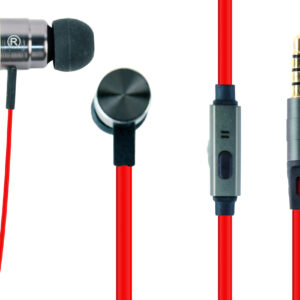 GMB AUDIO METAL EARPHONES WITH MICROPHONE, ‘LONDON’